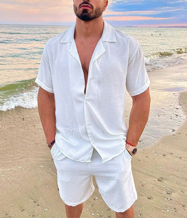 Eden | Ensemble de Loisirs Chic d'Été pour Homme-1