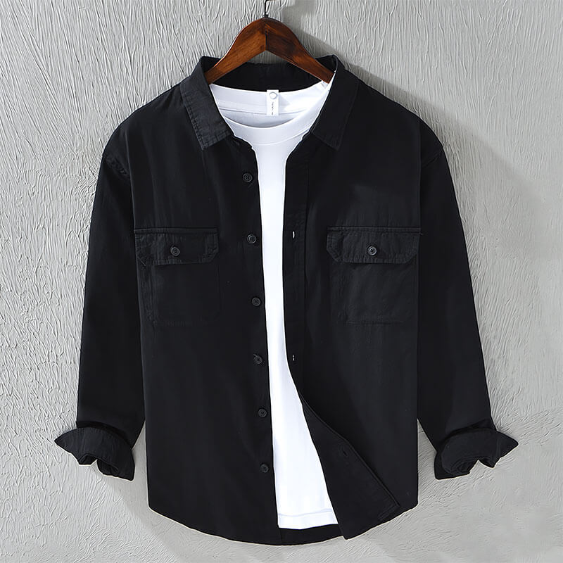Kieran | Chemise Décontractée en Coton Homme-5