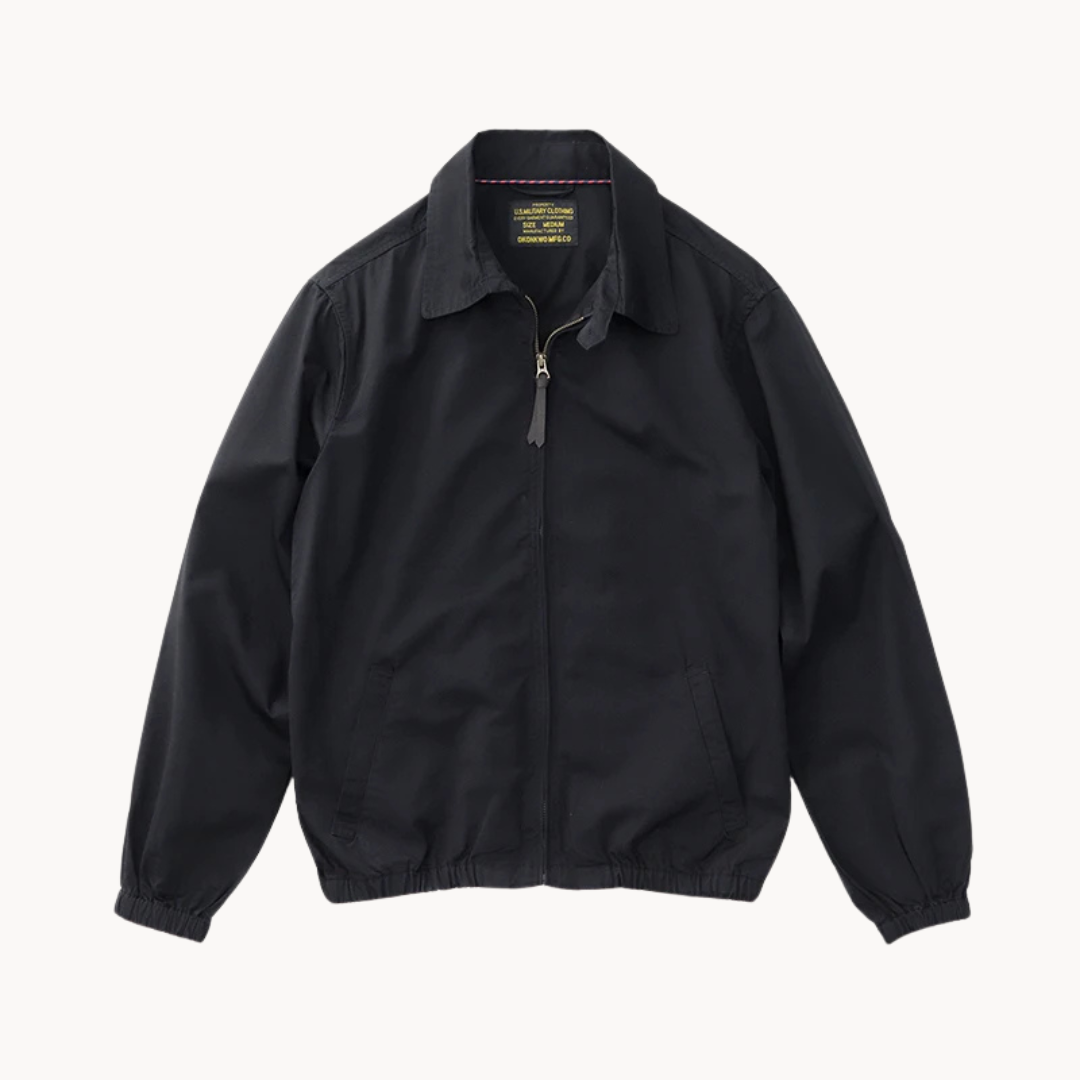 Men's Boxy Casual Jacket with Zipper and Stormproof Pockets 5