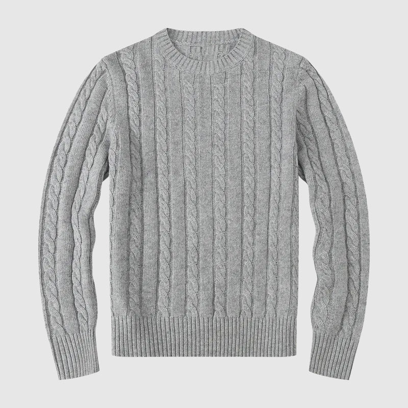 Men's Cable Knit Sweater 0