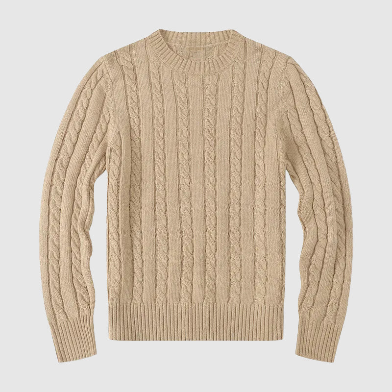 Men's Cable Knit Sweater 2