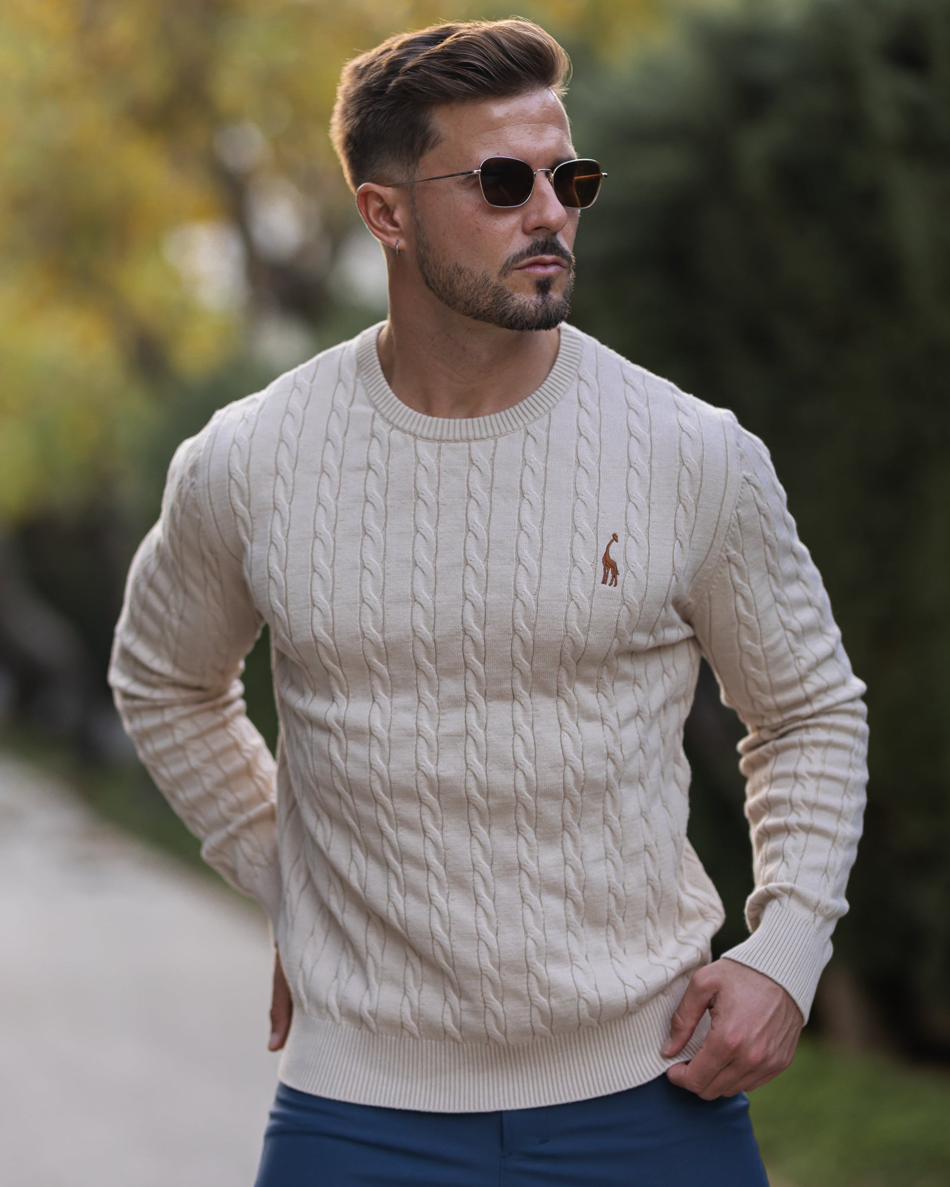 Men's Cable Knit Sweater 3