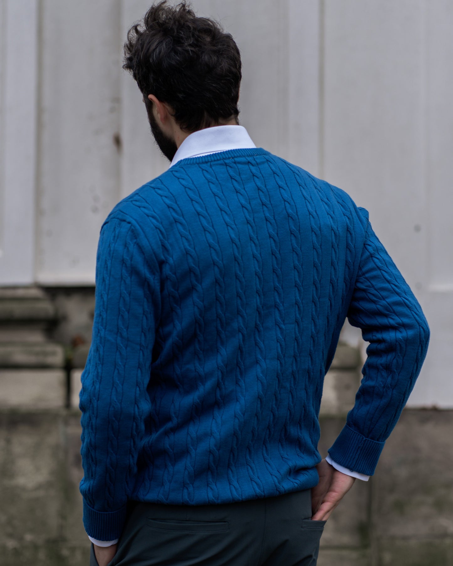 Men's Cable Knit Sweater 8