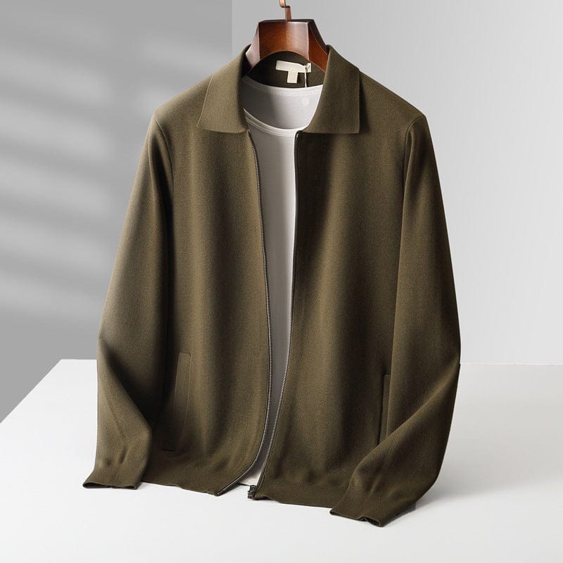 Men's Cashmere Zip Cardigan for Timeless Elegance 3