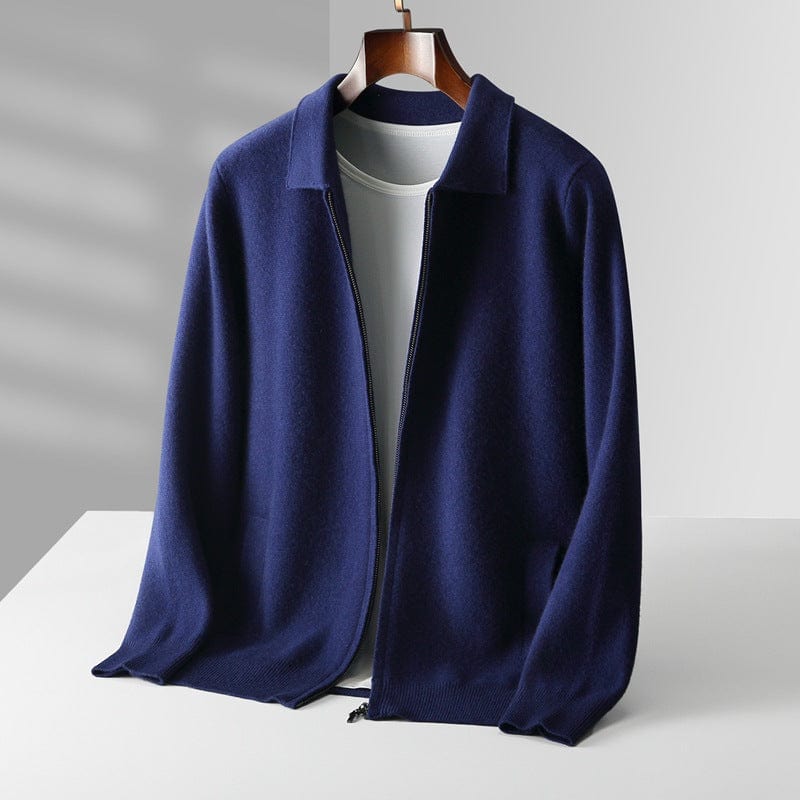 Men's Cashmere Zip Cardigan for Timeless Elegance 4