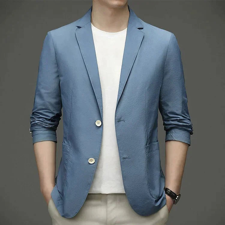 Men's Casual Blazer Jacket - Lightweight & Breathable Sport Coat 1
