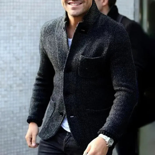 Men's Casual Blazer Jacket for Outdoor Gatherings 0