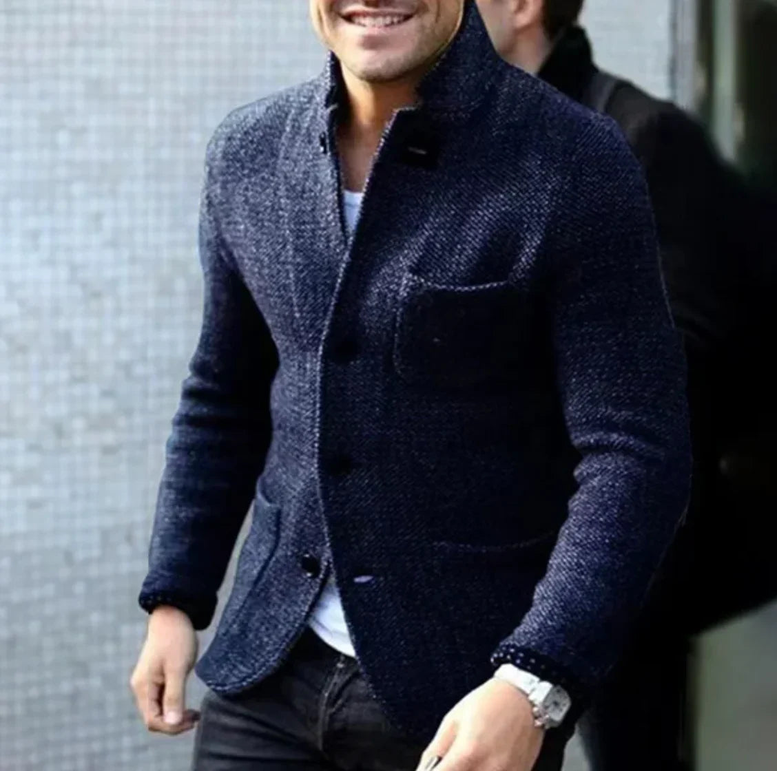 Men's Casual Blazer Jacket for Outdoor Gatherings 2