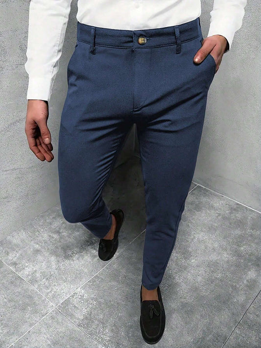 Men's Casual Business Trousers 0