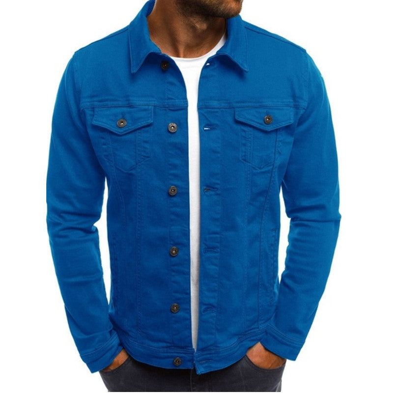 Men's Casual Denim Jacket 11