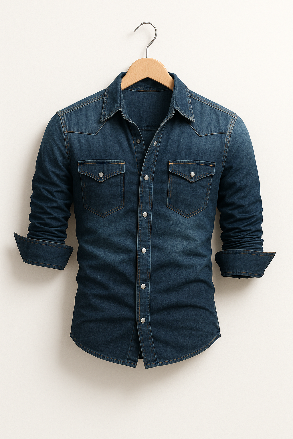 Men's Casual Denim Shirt 3