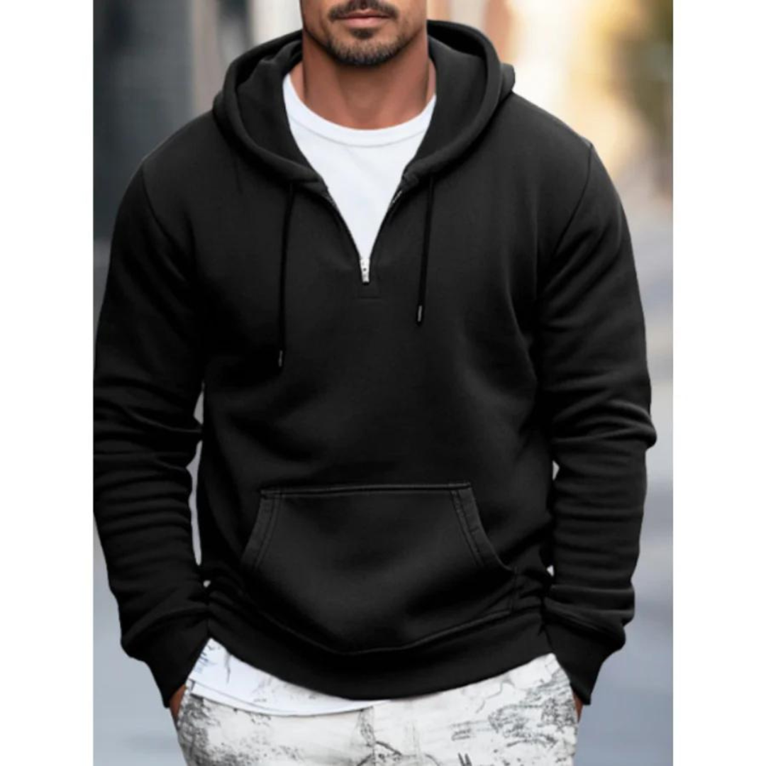 Men's Casual Hoodie with Kangaroo Pocket 1
