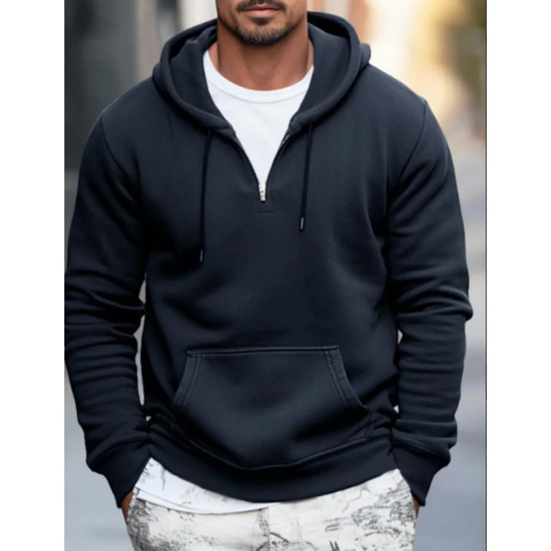 Men's Casual Hoodie with Kangaroo Pocket 2