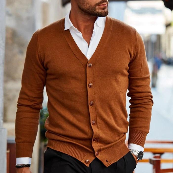 Men's Casual Knit Cardigan for Stylish Comfort 3