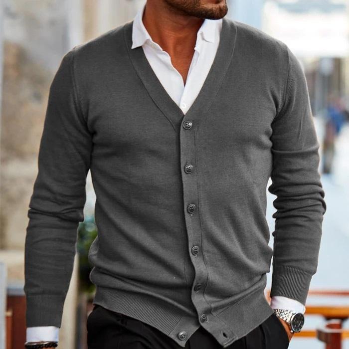 Men's Casual Knit Cardigan for Stylish Comfort 5