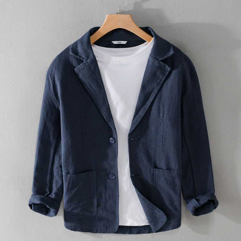 Men's Casual Linen Jacket 5