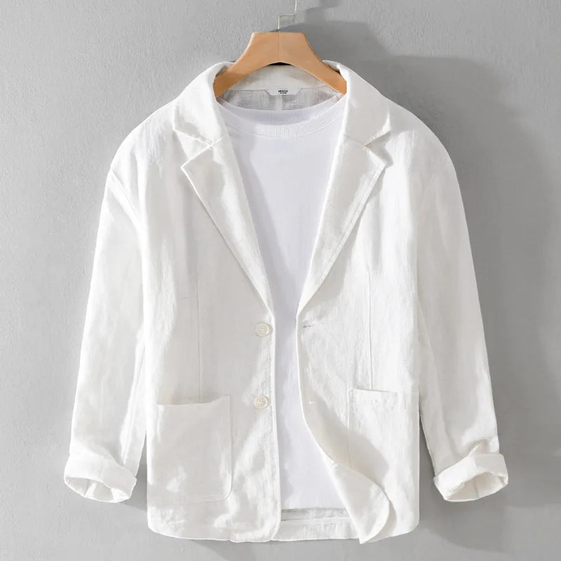 Men's Casual Linen Jacket 7