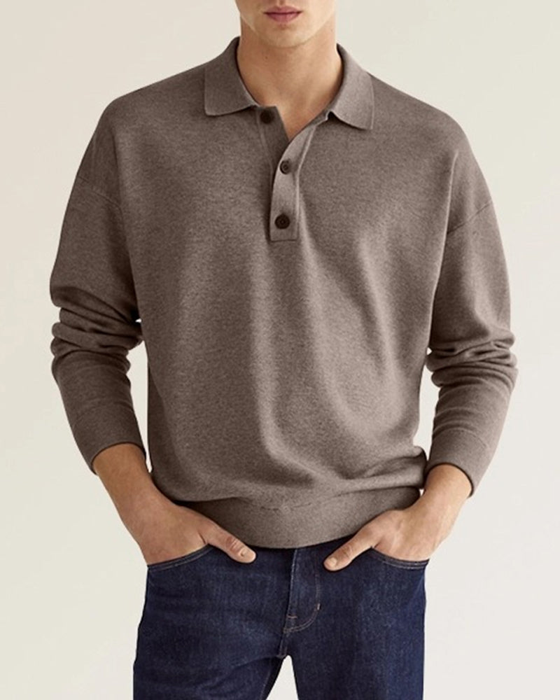 Men's Casual Long Sleeve Button-Up Shirt 2