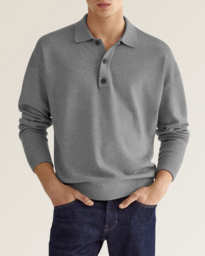 Men's Casual Long Sleeve Button-Up Shirt 3