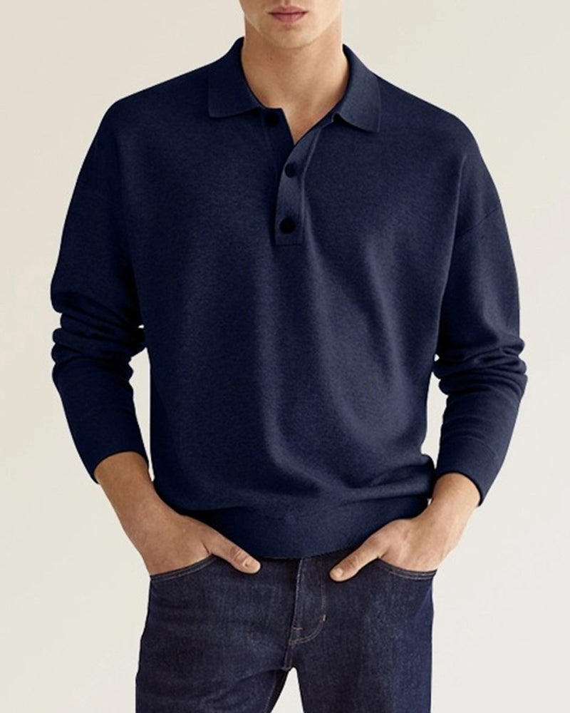 Men's Casual Long Sleeve Button-Up Shirt 4