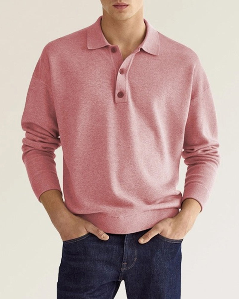 Men's Casual Long Sleeve Button-Up Shirt 5