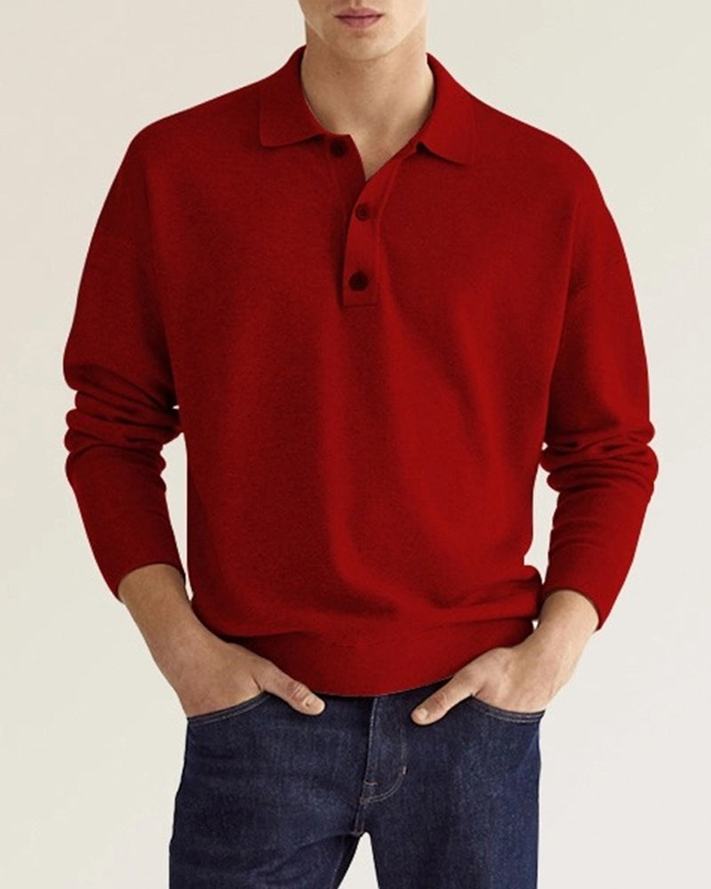 Men's Casual Long Sleeve Button-Up Shirt 6