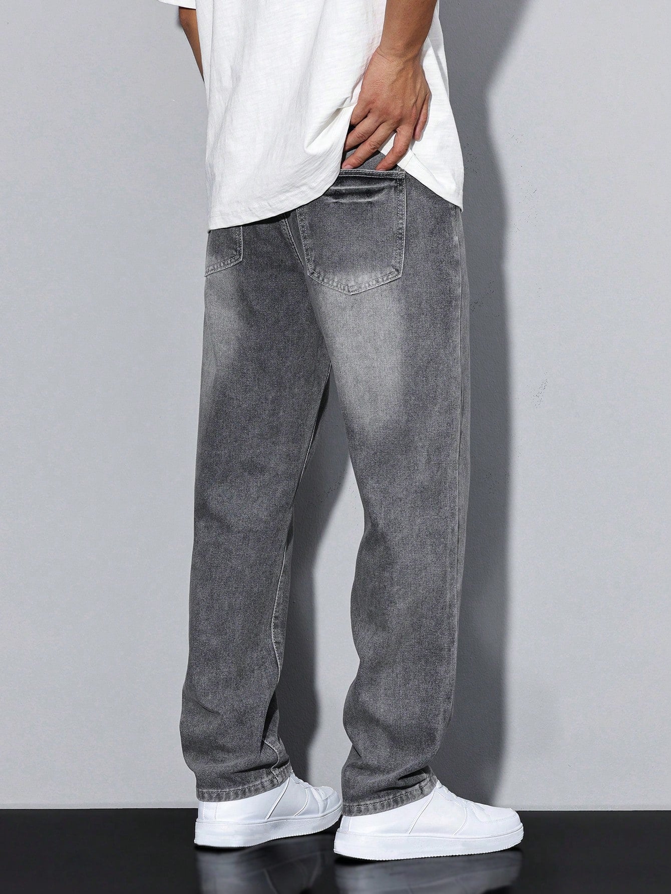 Men's Casual Straight Leg Jeans 8