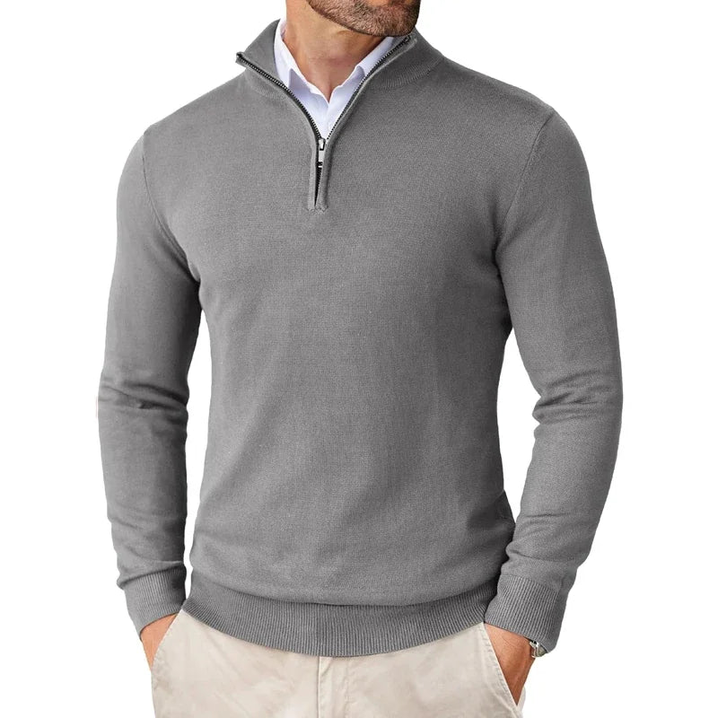 Men's Classic Half-Zip Sweater 9