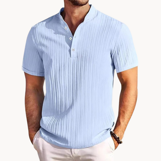 Men's Classic Henley Shirt 0