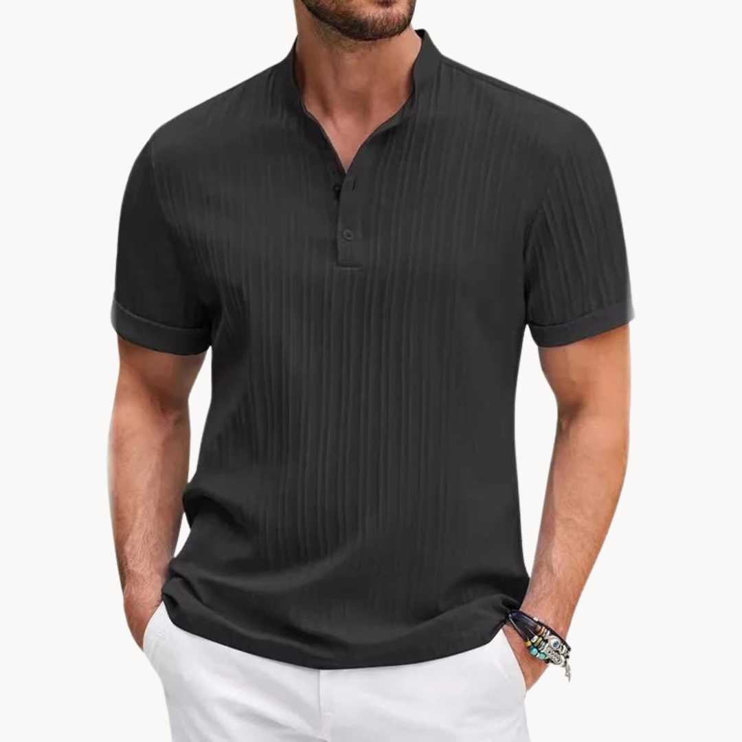 Men's Classic Henley Shirt 2