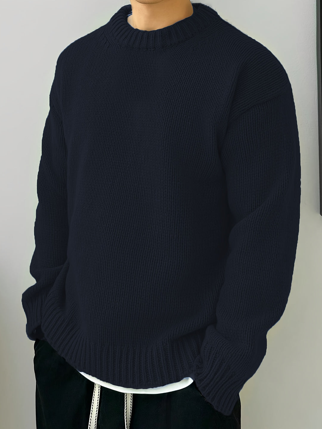Men's Classic Knitted Sweater for Effortless Style 3