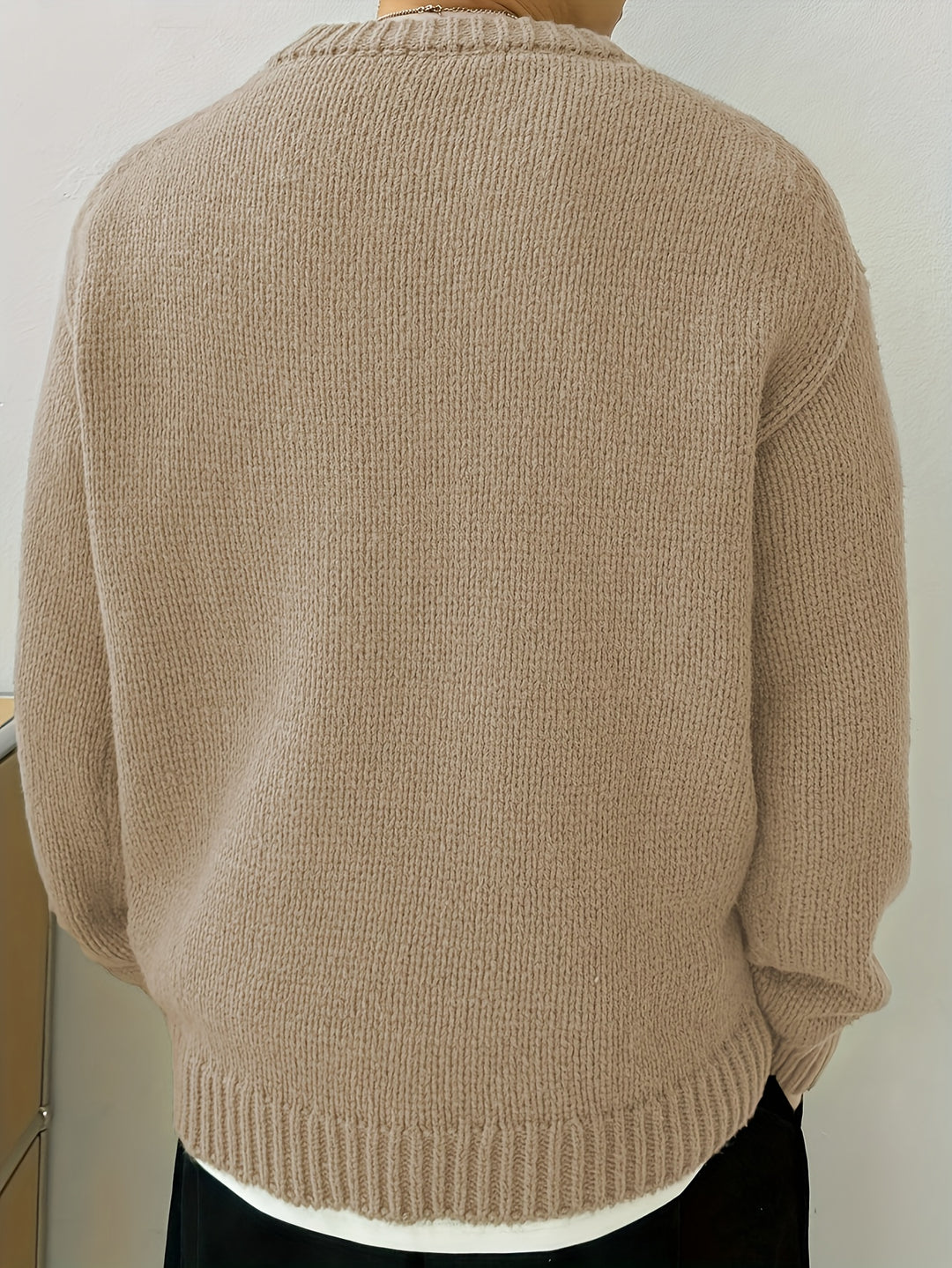 Men's Classic Knitted Sweater for Effortless Style 5