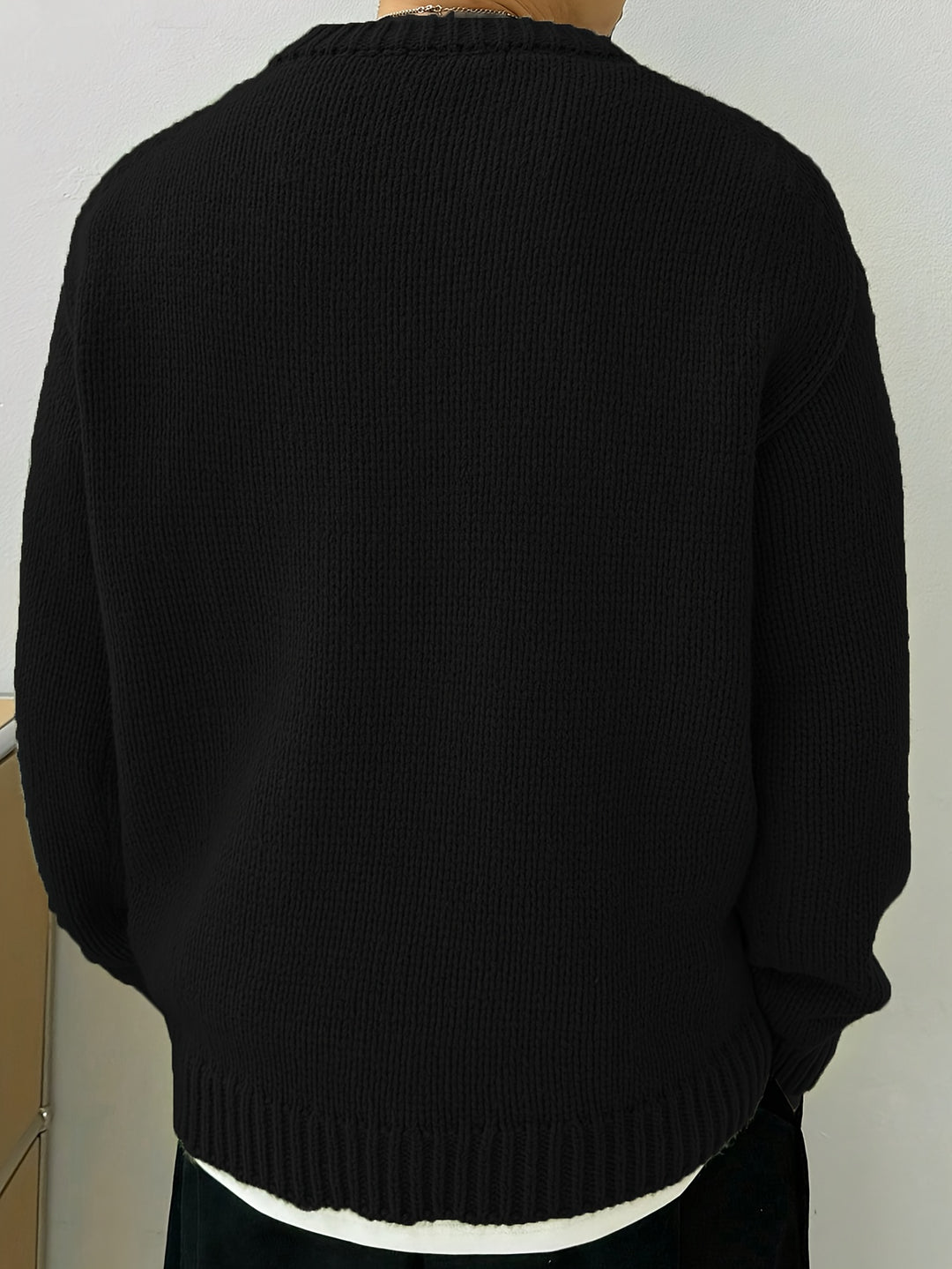 Men's Classic Knitted Sweater for Effortless Style 6