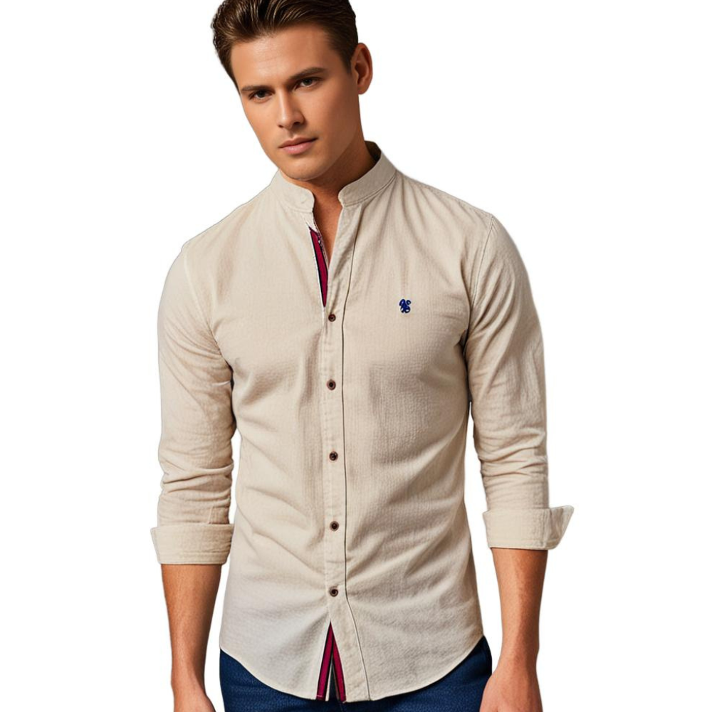 Men's Classic Long Sleeve Shirt - Versatile Casual Dress Shirt 1