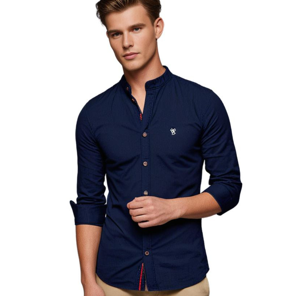 Men's Classic Long Sleeve Shirt - Versatile Casual Dress Shirt 4