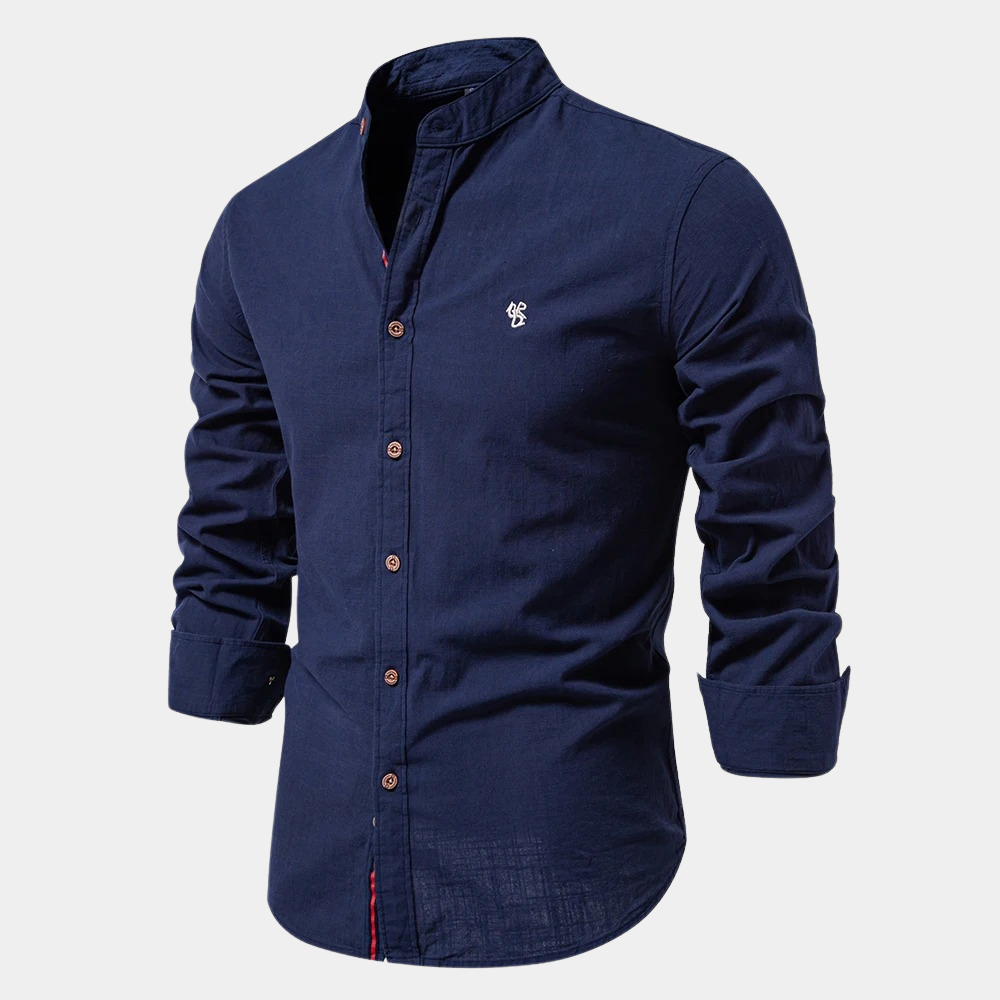 Men's Classic Long Sleeve Shirt - Versatile Casual Dress Shirt 7