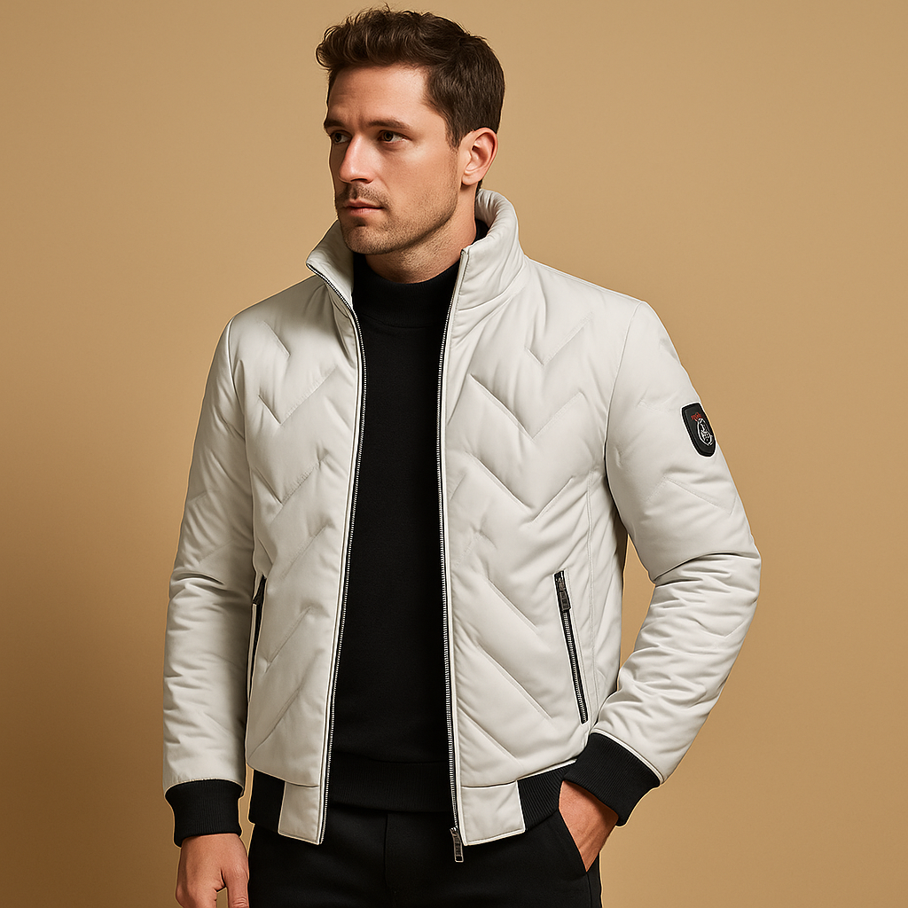 Men's Classic Puffer Jacket - Warm Winter Outerwear 2