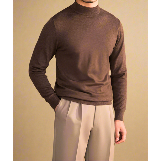 Men's Classic Roll Neck Sweater 0
