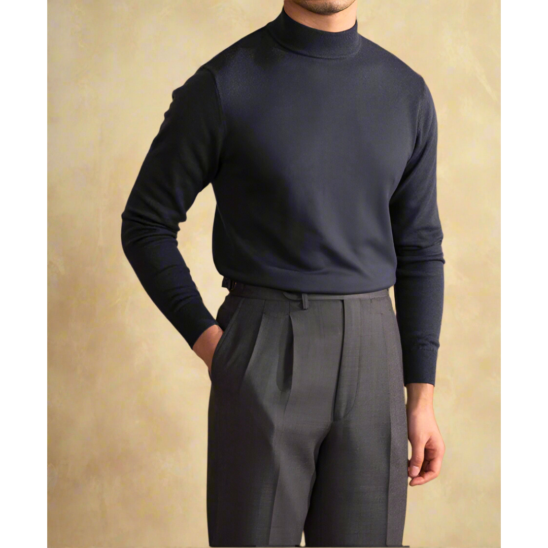 Men's Classic Roll Neck Sweater 2