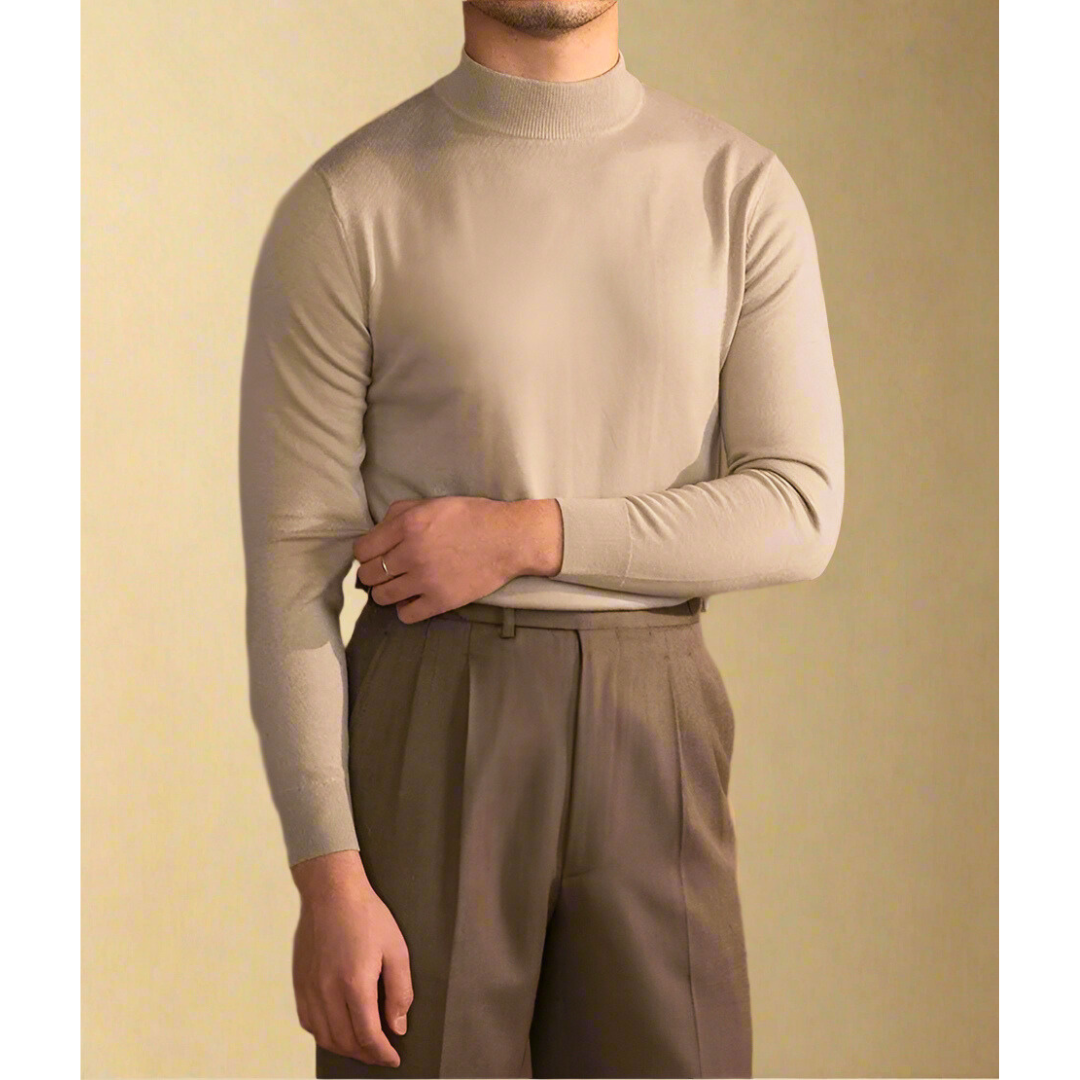 Men's Classic Roll Neck Sweater 4