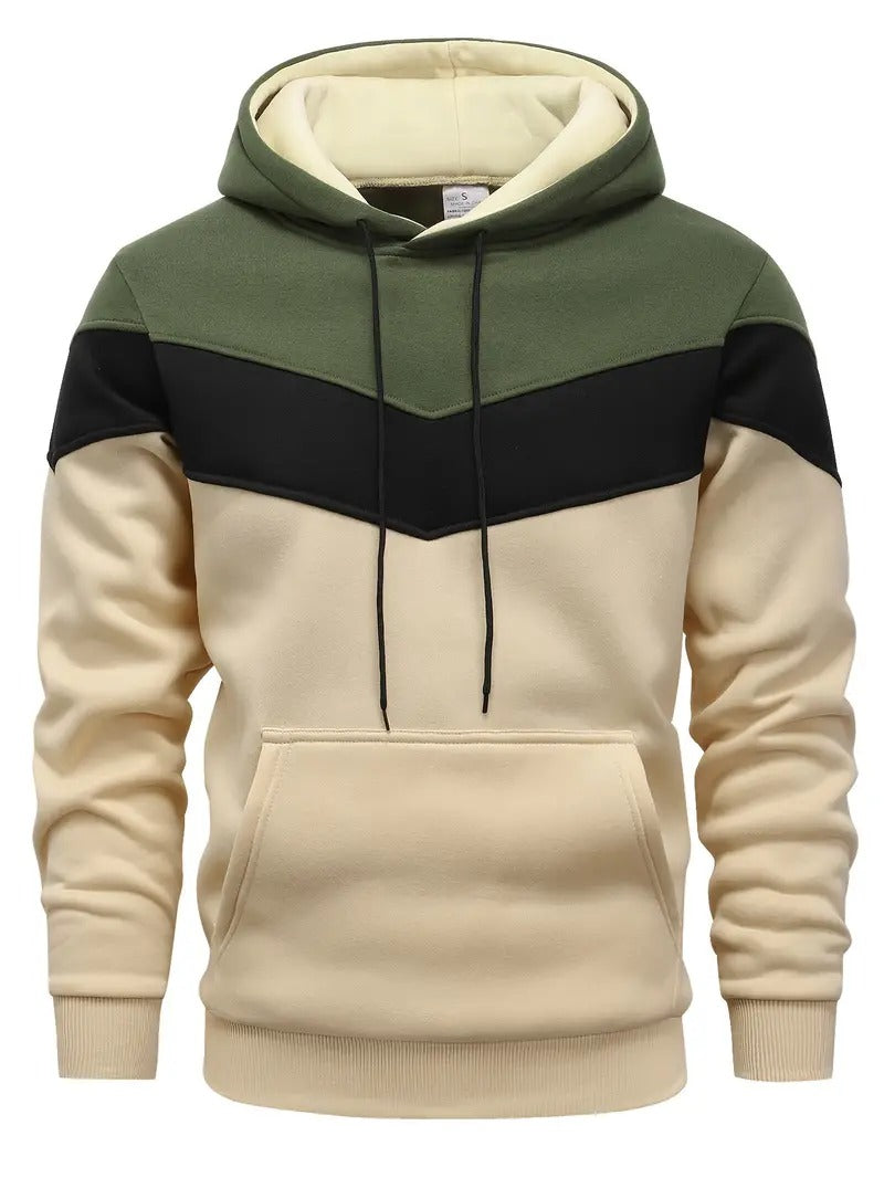Men's Color Block Graphic Hoodie 3