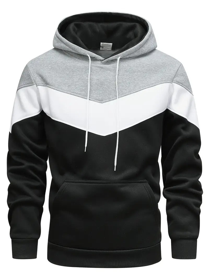 Men's Color Block Graphic Hoodie 6