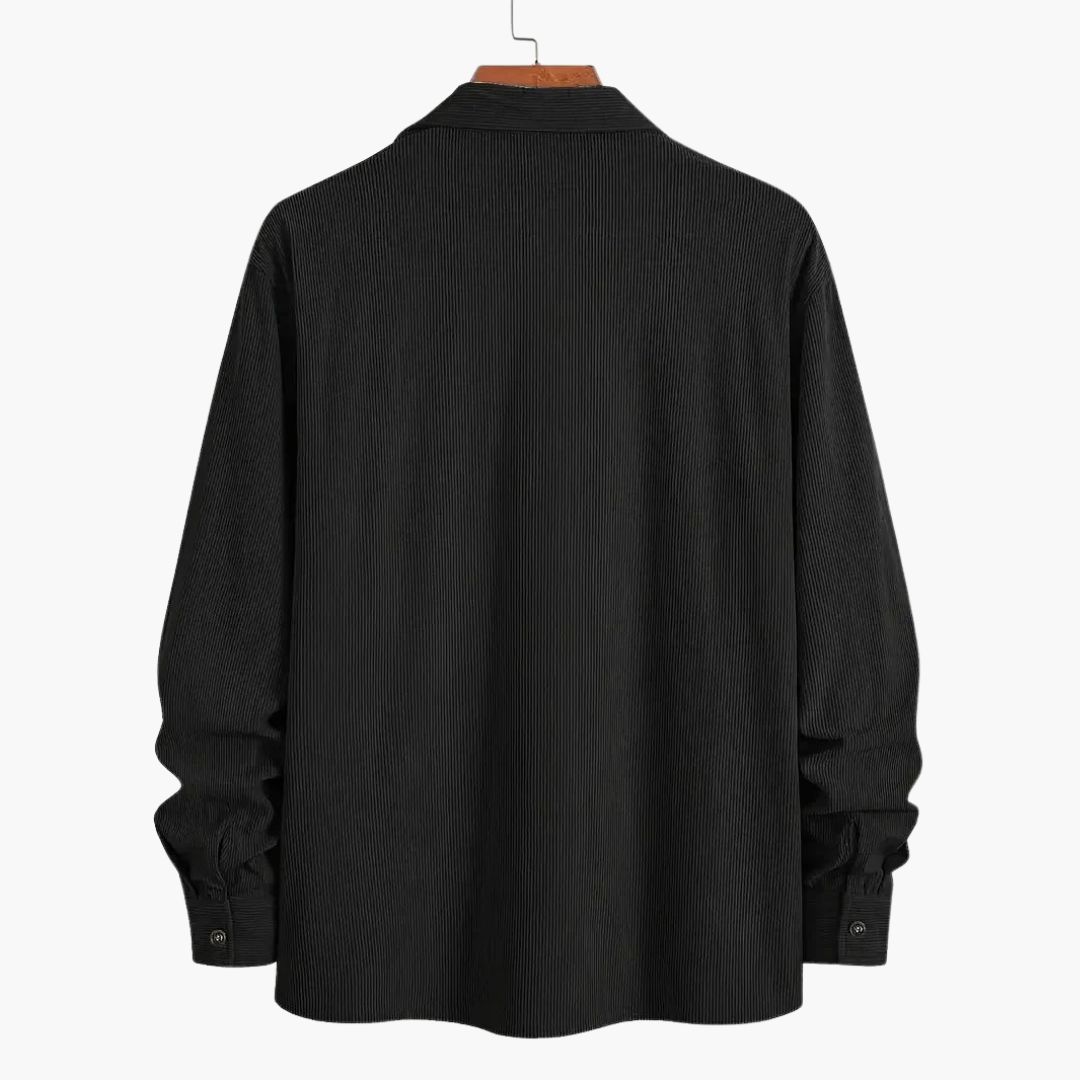 Men's Cord Jacket with Button Closure 5