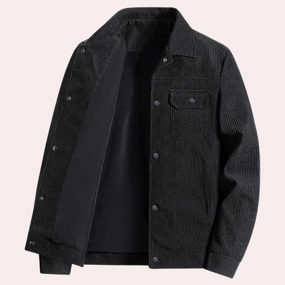 Men's Corduroy Jacket with Pockets 1