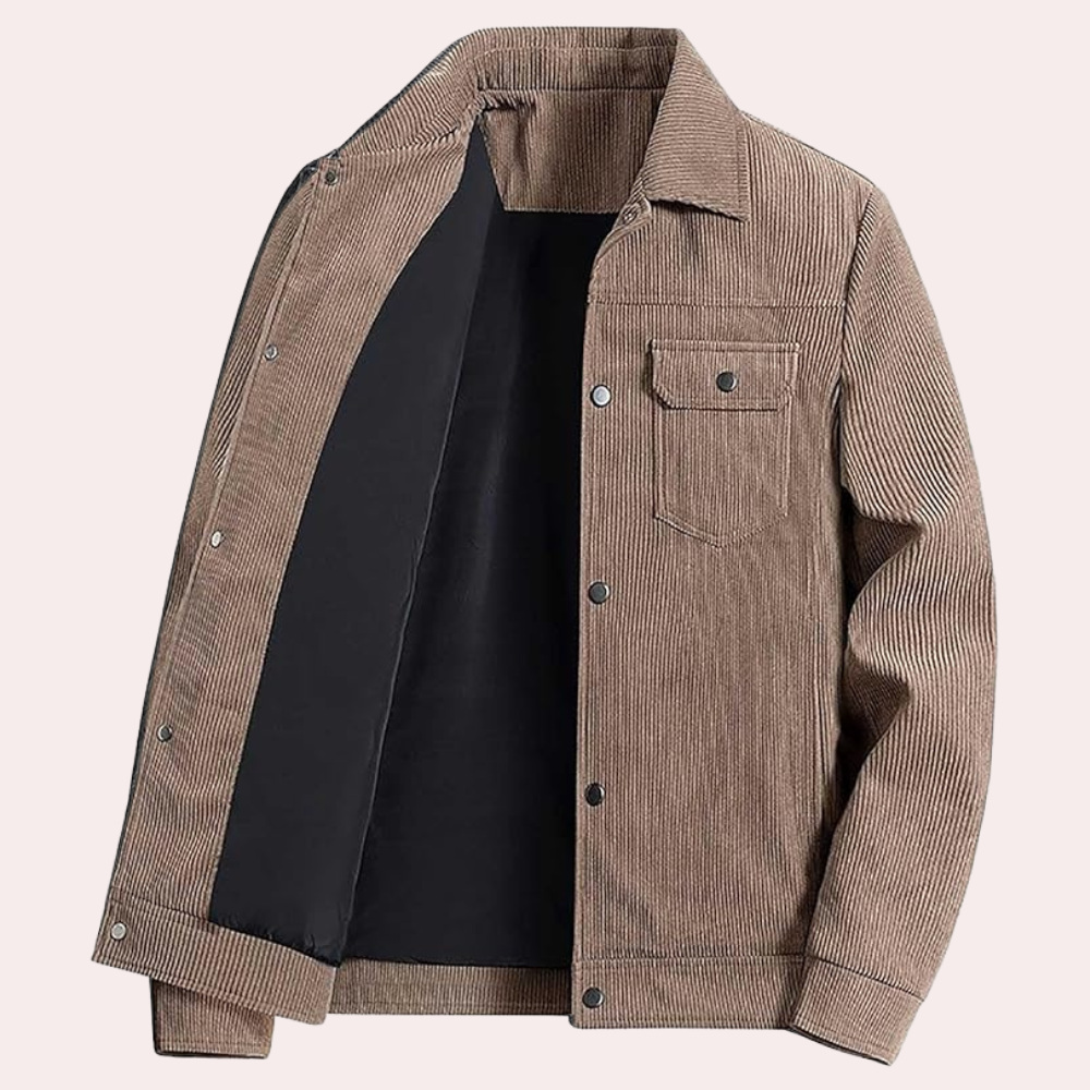 Men's Corduroy Jacket with Pockets 2