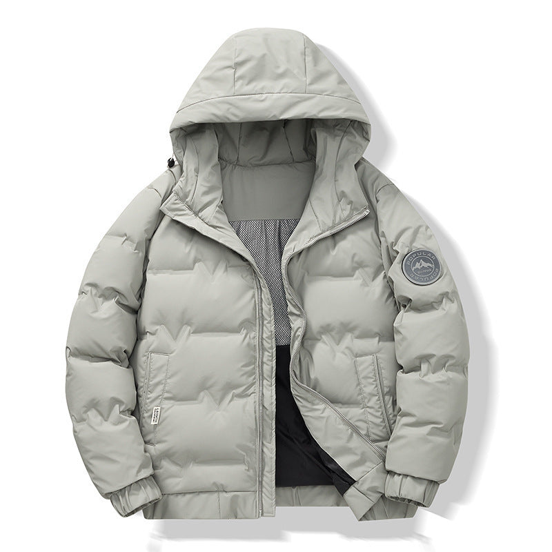 Men's Down Jacket with Adjustable Hood 8