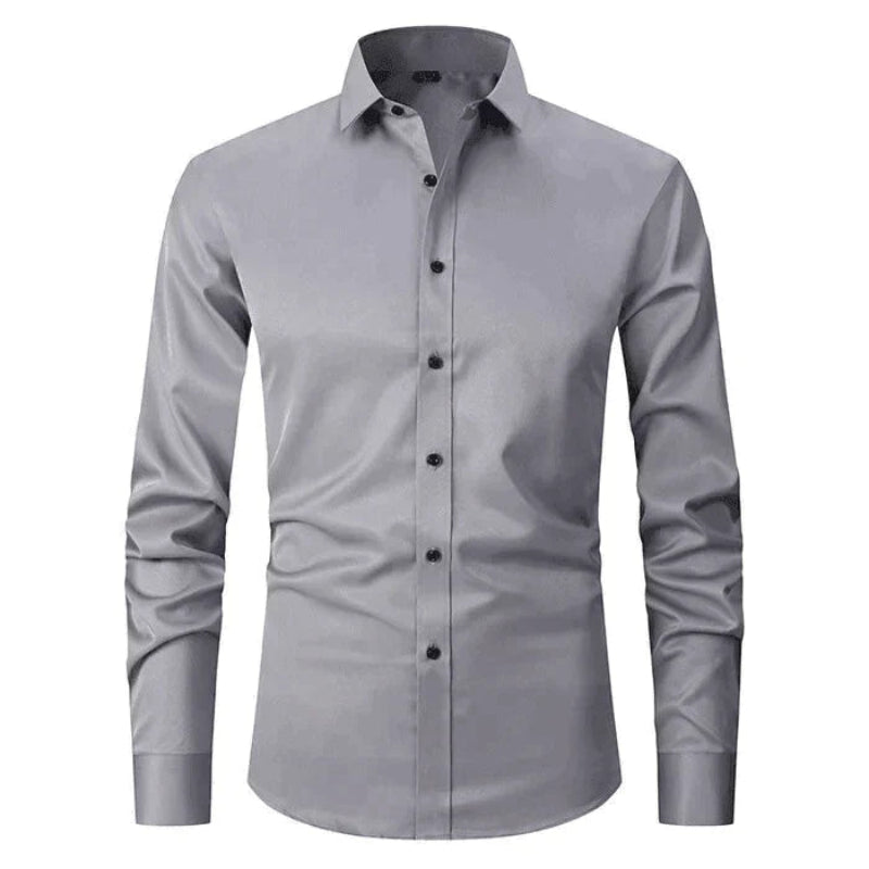 Men's Dress Shirt - Wrinkle-Free Summer Style