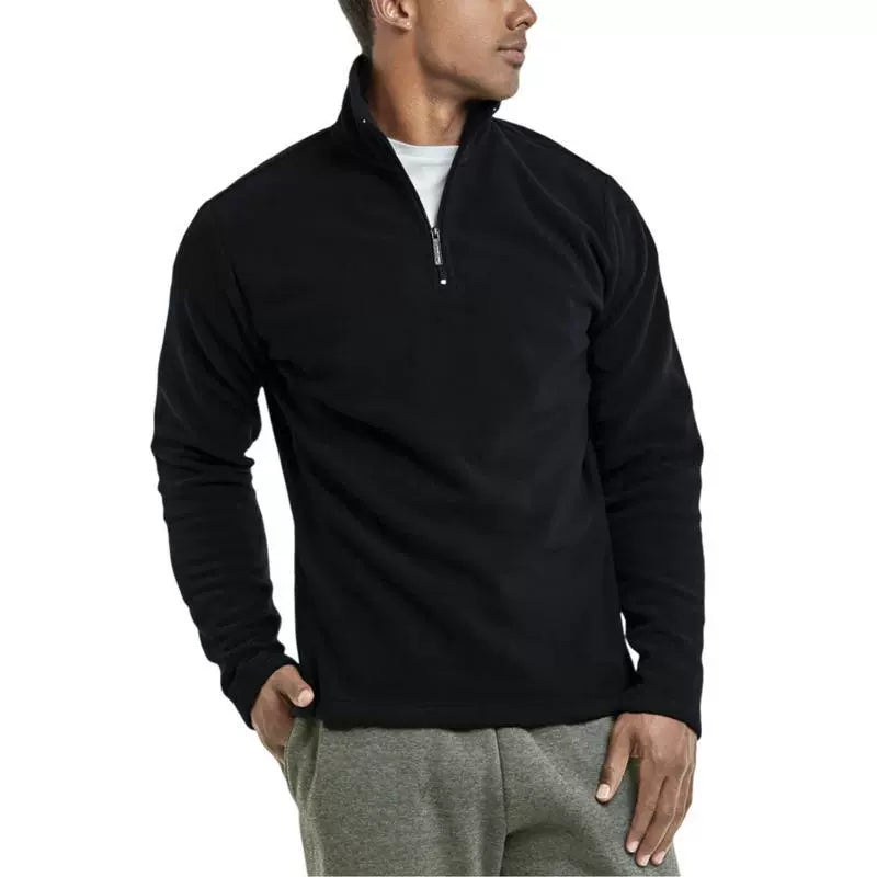 Men's Fleece Quarter Zip Pullover Jacket 0