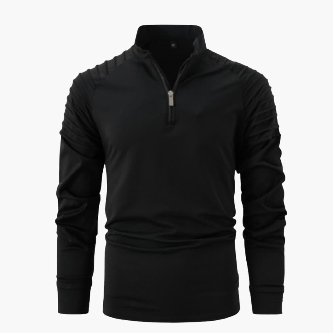 Men's Half-Zip Long Sleeve Sweater 1