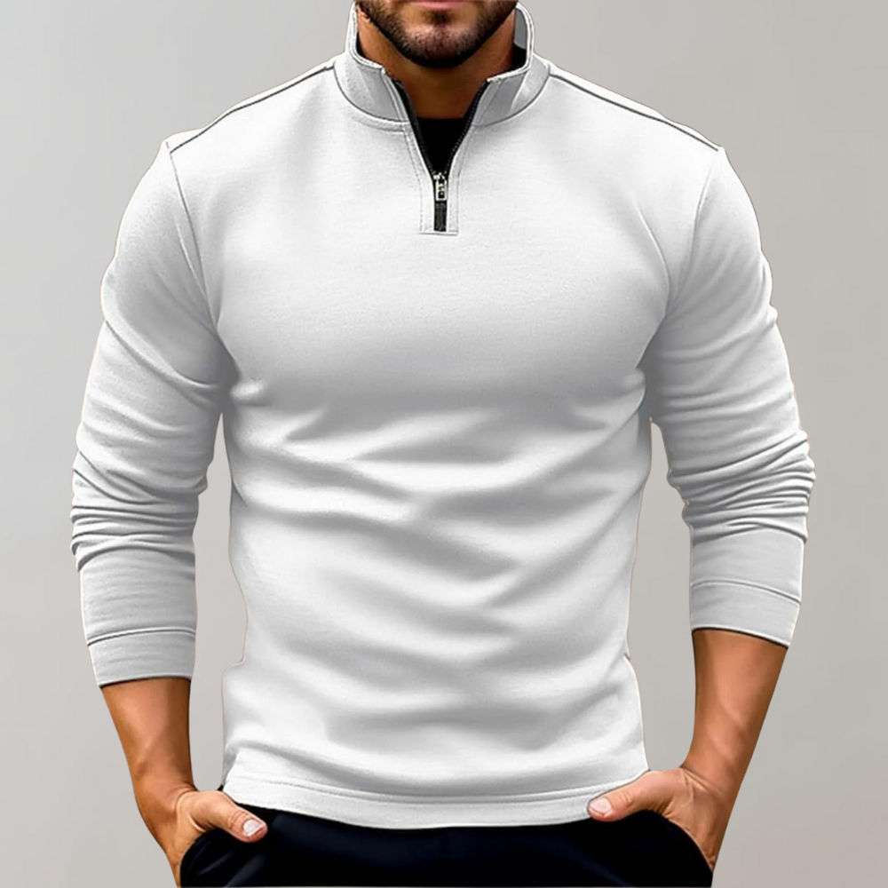 Men's Half-Zip Sweater for Warmth and Style